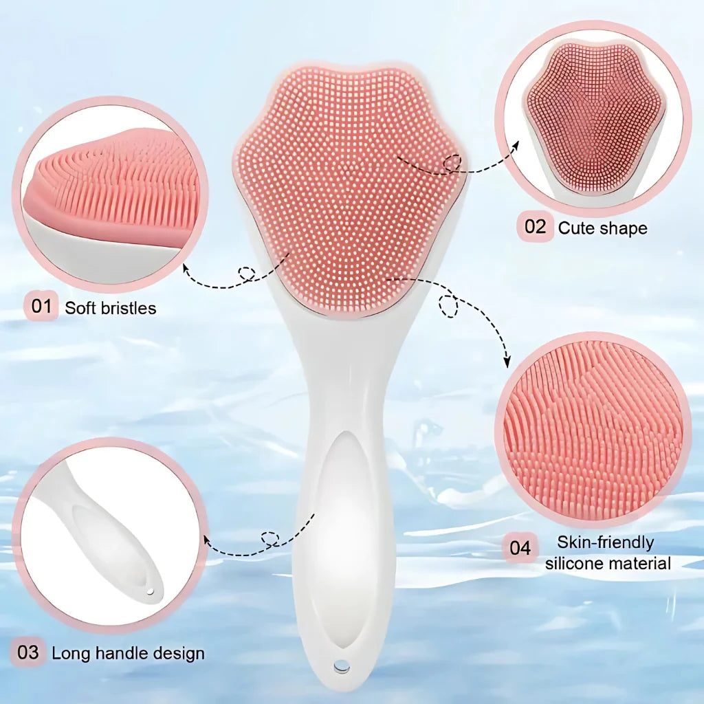 1PC Silicone Face Scrubber & Deep cleaning Brush